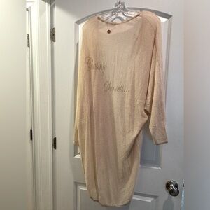 Lightweight coverup off white